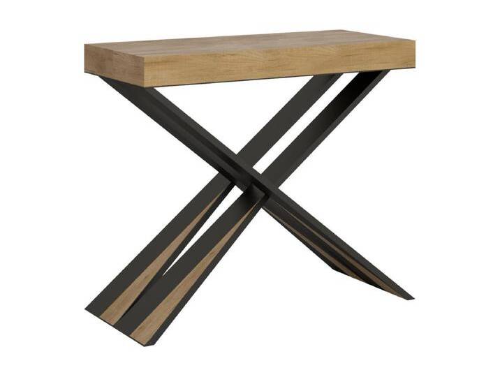 Ausziehbare Konsole 90x40/196 cm Diago Small Premium Eiche Natur Anthrazit Gestell Ausziehbare Konsole 90x40/196 cm Diago Small Premium Eiche Natur Anthrazit Gestell von Kauf-Unique Marketplace
