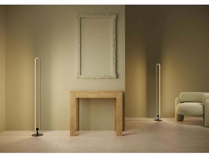 Ausziehbarer Konsolentisch 90x42/198 cm Bora Small Eiche Natur von Kauf-Unique Marketplace