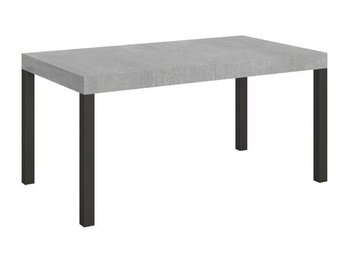 Ausziehbarer Tisch 90 x 160/264 cm, Gestell Everyday Cement Anthrazit . von Kauf-Unique Marketplace