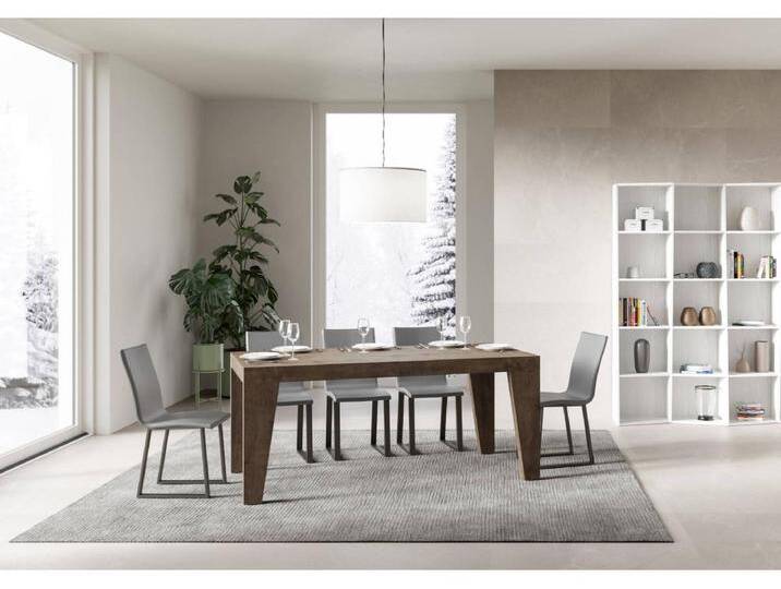 Ausziehbarer Tisch 90x160/264 cm Naxy Premium Walnuss von Kauf-Unique Marketplace