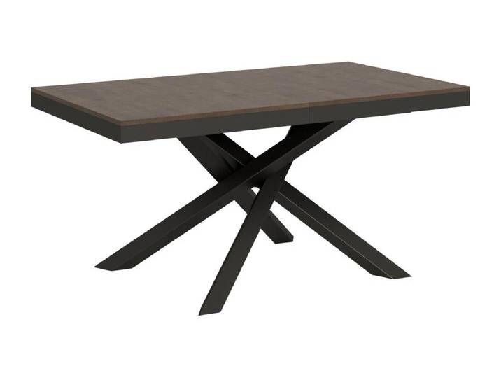 Ausziehbarer Tisch 90x160/264 cm Volantis Evolution Walnuss Anthrazit Gestell von Kauf-Unique Marketplace