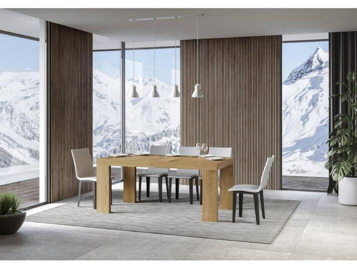 Ausziehbarer Tisch 90x180/284 cm Roxell Premium Eiche Natur von Kauf-Unique Marketplace