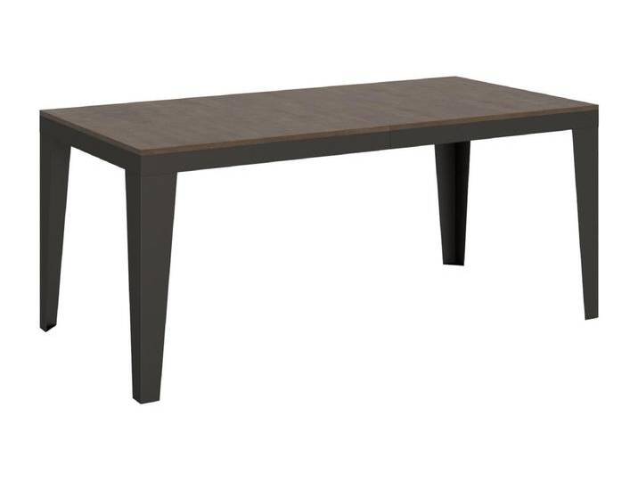 Ausziehbarer Tisch 90x180/440 cm Flame Evolution Gestell Walnuss Anthrazit von Kauf-Unique Marketplace