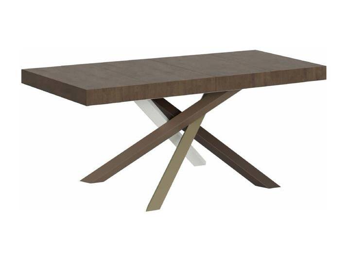 Ausziehtisch 140/400x90 cm Volantis Premium Walnuss mehrfarbig Beine 4/C von Kauf-Unique Marketplace