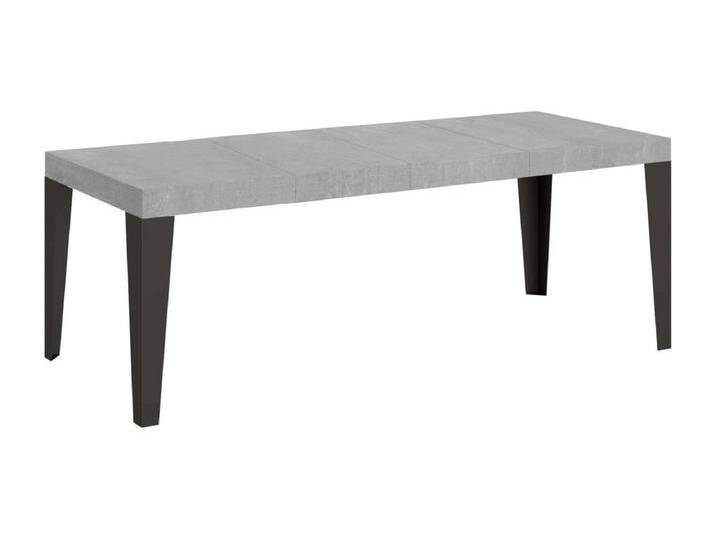 Ausziehtisch 160/420x90 cm Flame Premium Beton Beine anthrazit von Kauf-Unique Marketplace