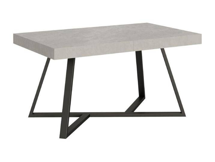 Ausziehtisch 90x140/244 cm Booster Kaschmir mit Eisenrahmen aus Anthrazit von Kauf-Unique Marketplace