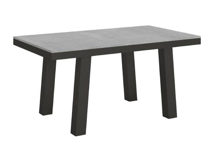 Ausziehtisch 90x160/420 cm Bridge Evolution Zement mit Eisenrahmen aus Anthrazit Ausziehtisch 90x160/420 cm Bridge Evolution Zement mit Eisenrahmen aus Anthrazit von Kauf-Unique Marketplace