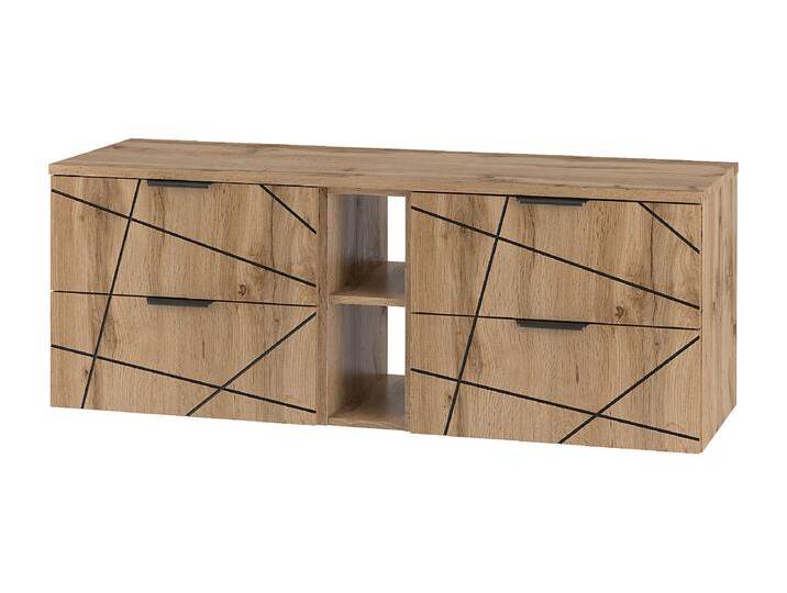 Badezimmer-Set 140 cm Schrank mit Arbeitsplatte und Regal Eiche Wotan Wood Badezimmer-Set 140 cm Schrank mit Arbeitsplatte und Regal Eiche Wotan Wood von Kauf-Unique Marketplace