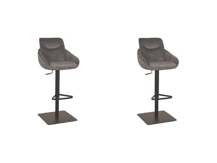 Barhocker Beauty - Anthrazit - Cosmo - 58,5x52x88 cm - 2er Set Barhocker Beauty - Anthrazit - Cosmo - 58,5x52x88 cm - 2er Set von Kauf-Unique Marketplace