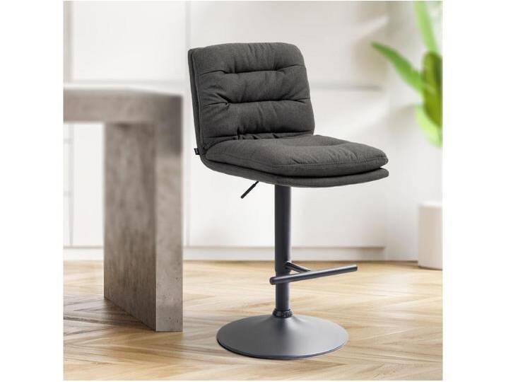 Barhocker Damar Stoff schwarz Barhocker Damar Stoff schwarz von Kauf-Unique Marketplace