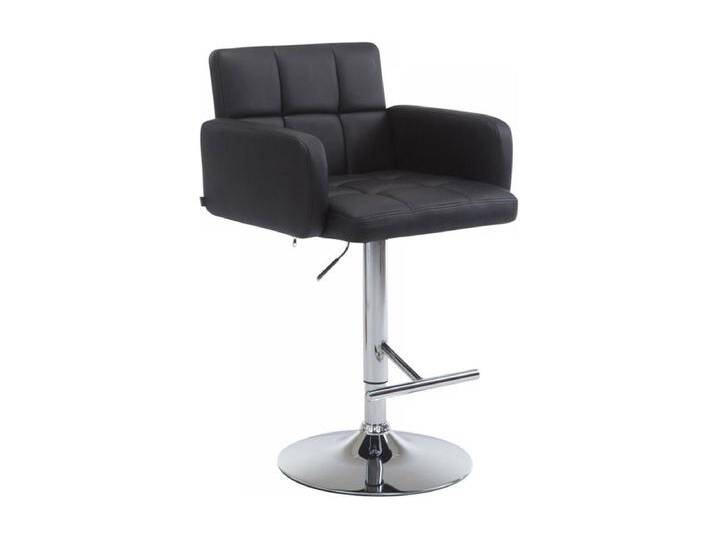 Barhocker - Kunstleder & chrom - schwarz - Los Angeles von Kauf-Unique Marketplace