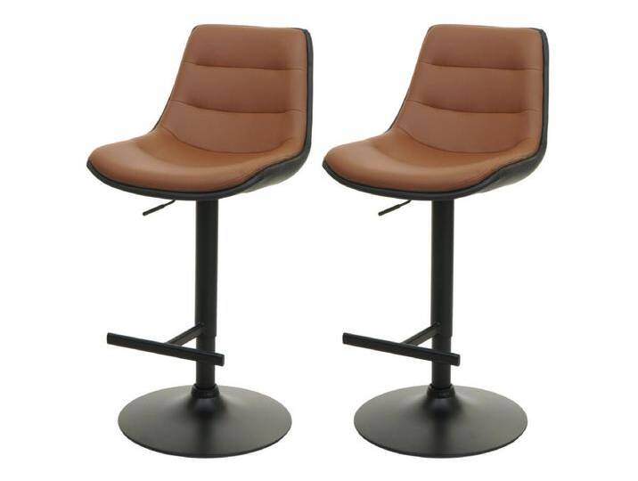 Barhocker MCW-L85 (2er-Set), Braun von Kauf-Unique Marketplace