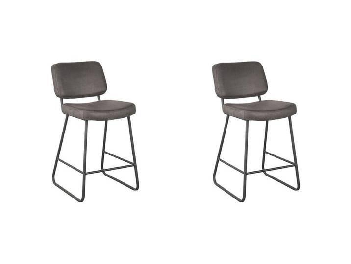 Barhocker Noah - Anthrazit - 48x61x94 cm - 2er-Set von Kauf-Unique Marketplace