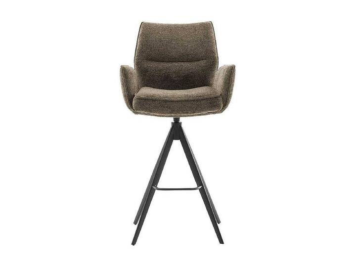 Barhocker Tresenstuhl mit Armlehnen und Fußgestell aus Metall (2er Set) von Kauf-Unique Marketplace