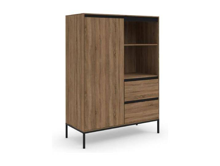 Bari Schrank mit 1 Tür und 2 Schubladen in Eichenoptik von Kauf-Unique Marketplace