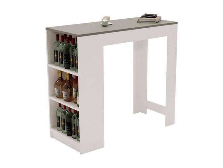 Bartisch mit 3 Regalen Thekentisch freistehend für Küche & Esszimmer Kücheninsel von Kauf-Unique Marketplace