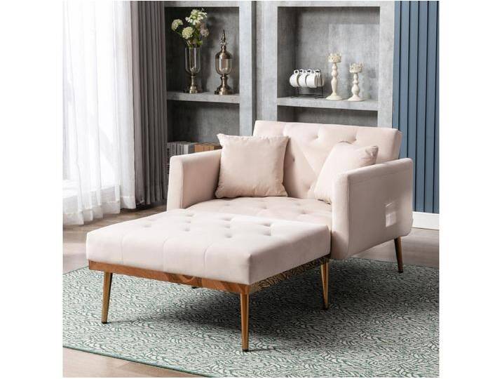 Beige Sessel - Verstellbarer Sessel mit Armlehnen und Kissen - für wohnzimmer und büro Beige Sessel - Verstellbarer Sessel mit Armlehnen und Kissen - für wohnzimmer und büro von Kauf-Unique Marketplace