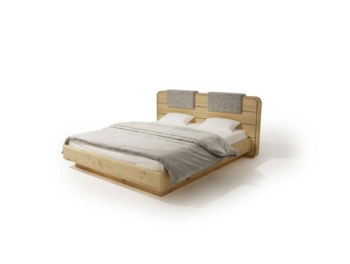 Bett SENSE 120x200 cm Gepolstert - Massivholz Eiche von Kauf-Unique Marketplace