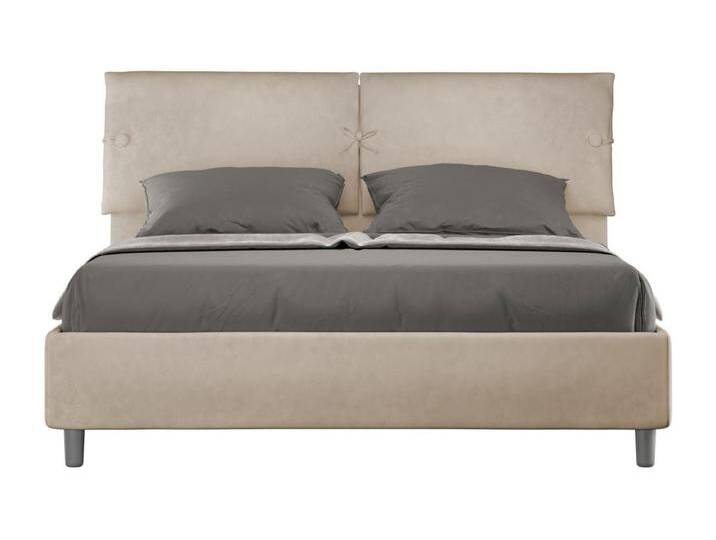 Bett ohne gepolsterte Basis 160x210 Mikrofaser Sand Sleeper von Kauf-Unique Marketplace