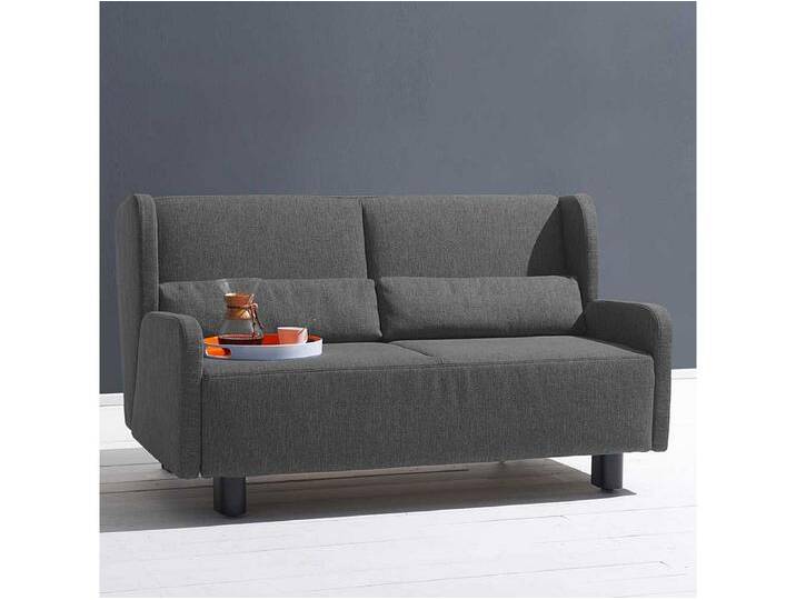 Bettsofa in Dunkelgrau Webstoff Made in Germany von Kauf-Unique Marketplace