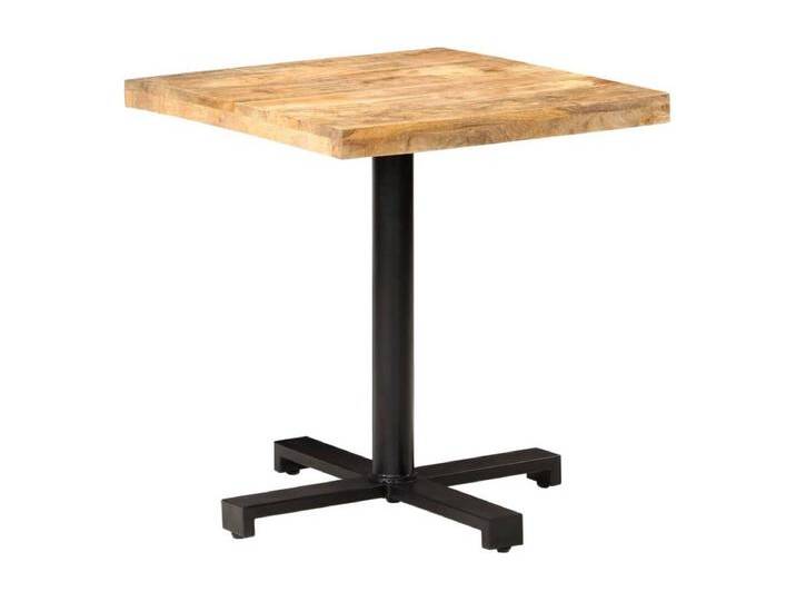 Bistrotisch Quadratisch 70x70x75 cm Raues Mangoholz von Kauf-Unique Marketplace
