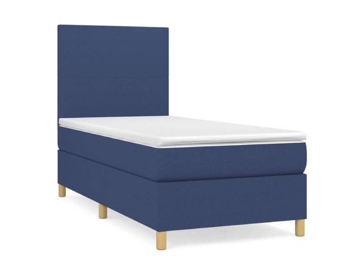 Boxspringbett mit Matratze,Bett für Schlafzimmer Blau 100x200 cm Stoff -CFW51743 von Kauf-Unique Marketplace