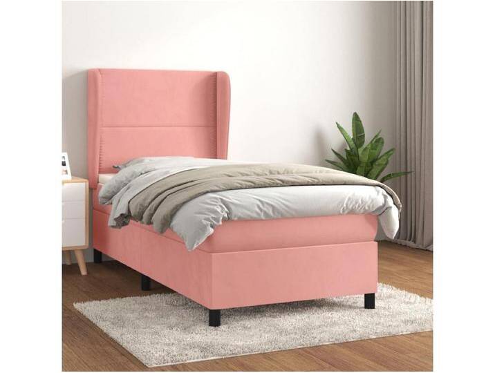 Boxspringbett mit Matratze,Bett für Schlafzimmer Rosa 90x190 cm Samt -CFW11380 von Kauf-Unique Marketplace