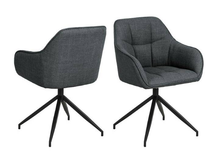 Brenda Esszimmerstuhl mit Armlehne, Drehfunktion, grau. Brenda Esszimmerstuhl mit Armlehne, Drehfunktion, grau. von Kauf-Unique Marketplace