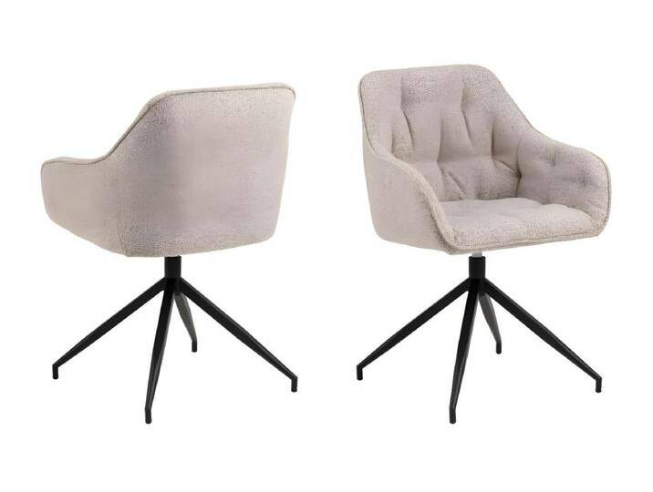 Brooke Esszimmerstuhl mit Armlehne Drehfunktion beige. Brooke Esszimmerstuhl mit Armlehne Drehfunktion beige. von Kauf-Unique Marketplace