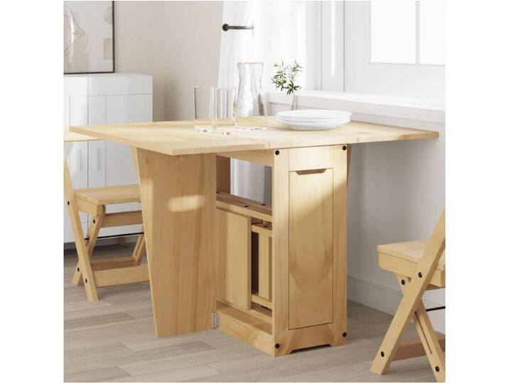 Butterfly-Esstisch Klappbar Corona Wachsbraun Massivholz Kiefer Butterfly-Esstisch Klappbar Corona Wachsbraun Massivholz Kiefer von Kauf-Unique Marketplace