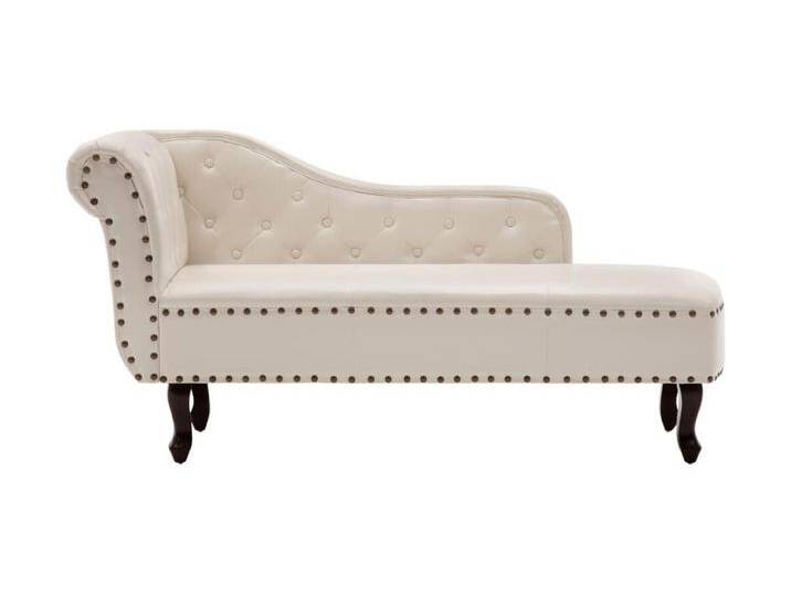 Cador Chaiselongue Creme Kunstleder von Kauf-Unique Marketplace