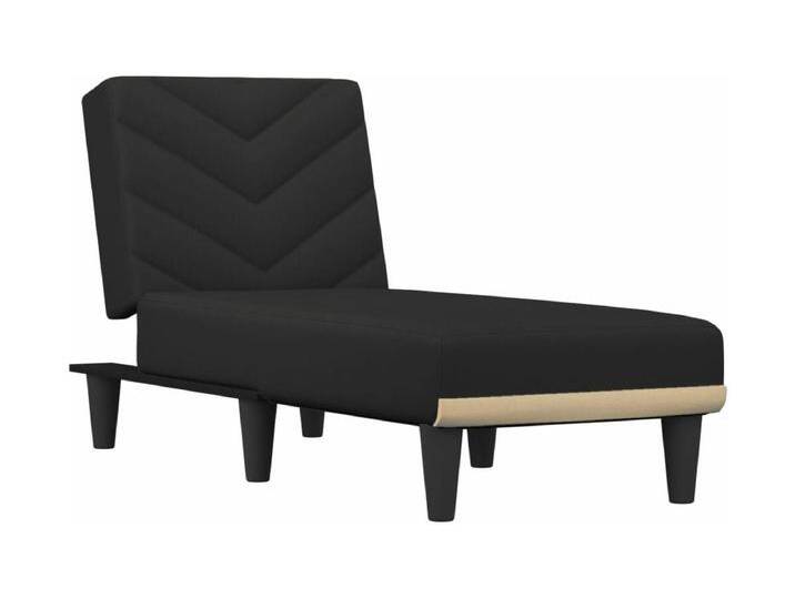 Città della Pieve Chaiselongue Schwarz Stoff von Kauf-Unique Marketplace