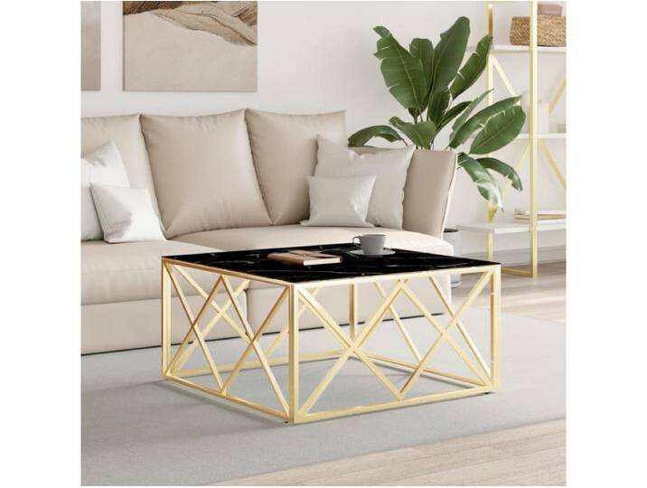 Couchtisch Beistelltisch Golden 80x80x40 cm Edelstahl und Glas -MN23895 Couchtisch Beistelltisch Golden 80x80x40 cm Edelstahl und Glas -MN23895 von Kauf-Unique Marketplace