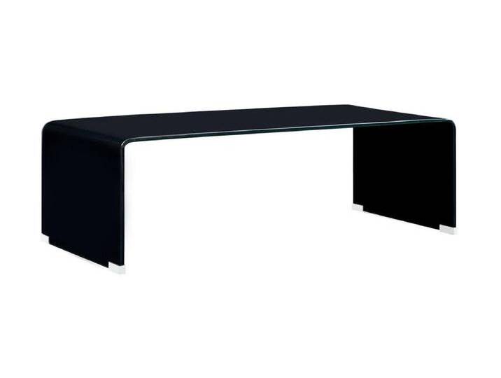 Couchtisch Beistelltisch Schwarz 98x45x31 cm Hartglas -MN10725 von Kauf-Unique Marketplace
