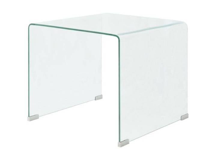 Couchtisch Beistelltisch aus gehärtetem Glas 49,5 x 50 x 45 cm Transparent -MN76979 von Kauf-Unique Marketplace