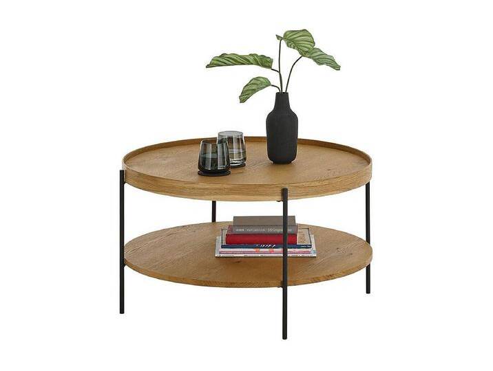 Couchtisch Sofatisch in runder Form echtholzfurniert Couchtisch Sofatisch in runder Form echtholzfurniert von Kauf-Unique Marketplace
