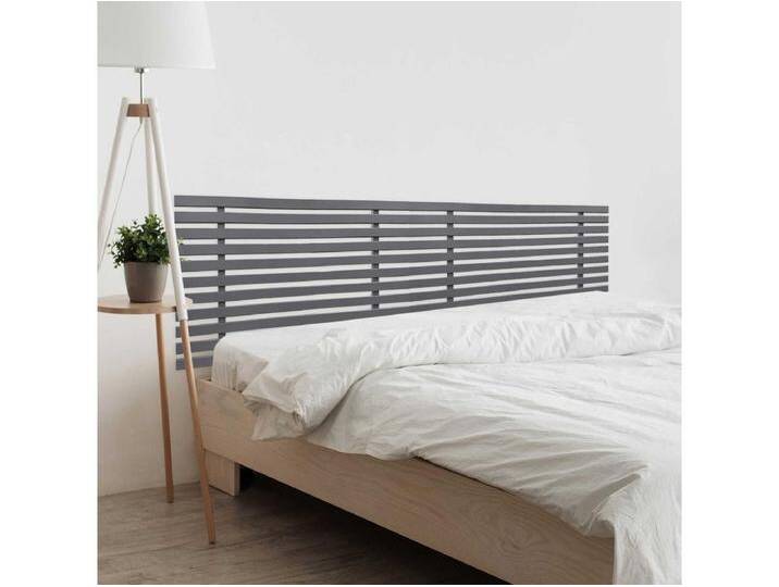 DHOME DM-Kopfteil aus recyceltem Holz, doppelter japanischer Palettenstil, unterteilt in 2 Teile, 180 x 46 cm, Betten 180 – massives Grau von Kauf-Unique Marketplace