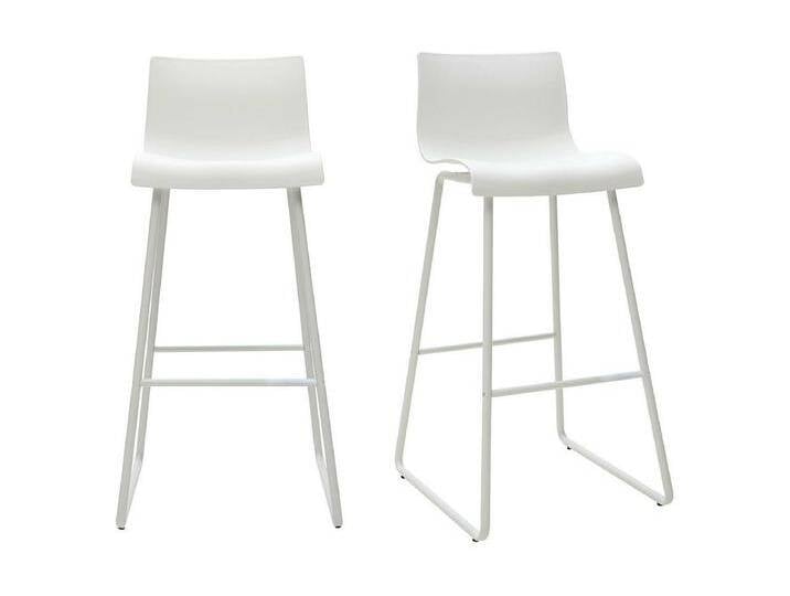 Design-Barhocker Weiß 76 cm (2er-Set) ONA von Kauf-Unique Marketplace