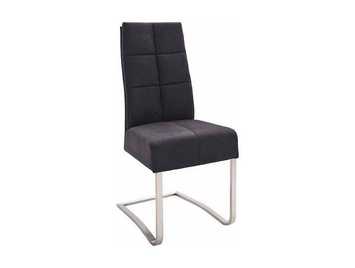 Design Freischwinger in Schwarz Edelstahlgestell (2er Set) von Kauf-Unique Marketplace