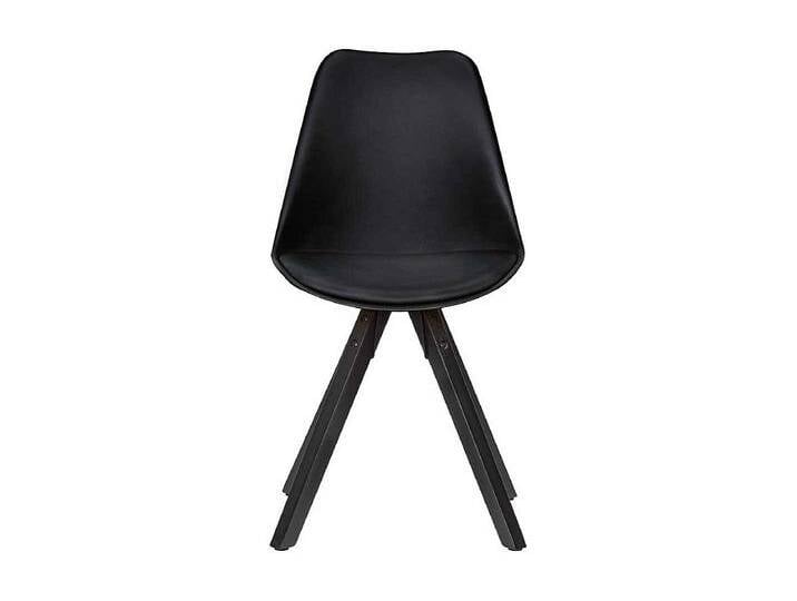 Design Schalenstühle in Schwarz Massivholzgestell (2er Set) von Kauf-Unique Marketplace