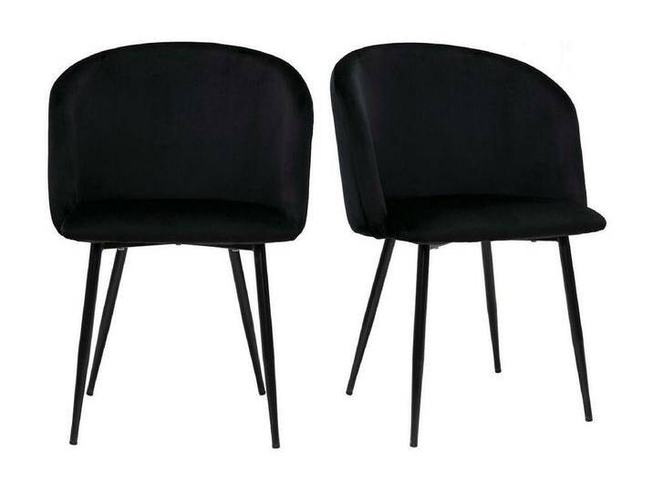 Design-Stühle in schwarzem Samt (2er-Set) VANITY von Kauf-Unique Marketplace