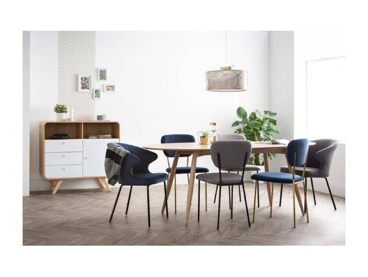 Design-Stuhl aus blauem Samt REQUIEM von Kauf-Unique Marketplace