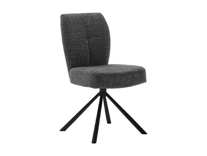 Drehbare Esstisch St�hle in Anthrazit Metallgestell (2er Set) von Kauf-Unique Marketplace