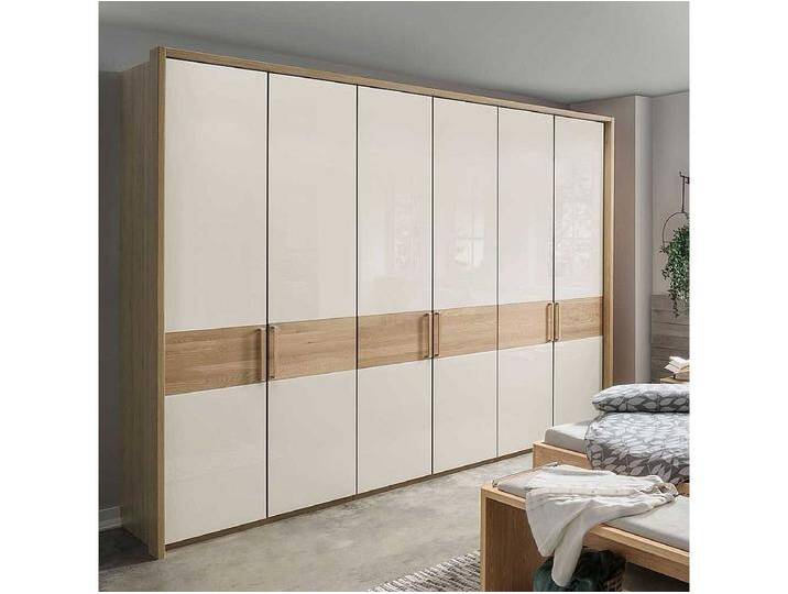 Drehtüren Kleiderschrank in Beige Glas beschichtet 6-türig von Kauf-Unique Marketplace