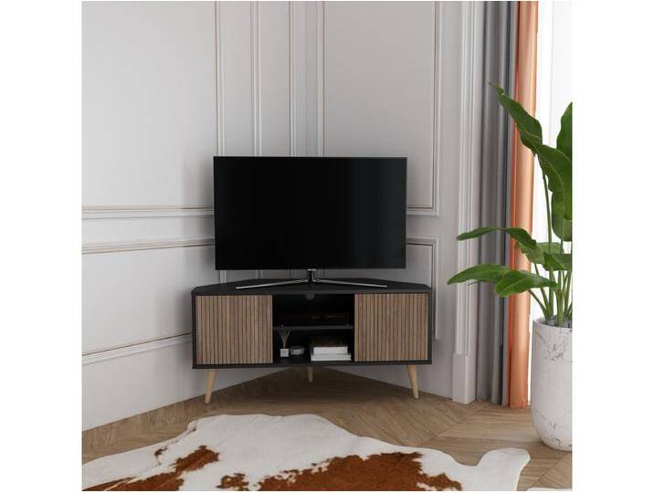 Eck-TV-Ständer Lesson Oud Schwarz Alina Eck-TV-Ständer Lesson Oud Schwarz Alina von Kauf-Unique Marketplace