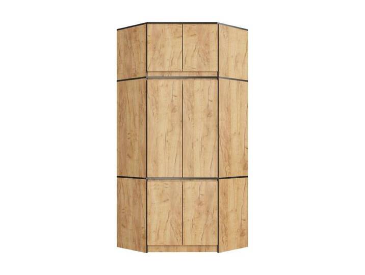 Eckkleiderschrank Craft Eiche 100 cm 6 Türen B100xH235xT50 cm Eckkleiderschrank Craft Eiche 100 cm 6 Türen B100xH235xT50 cm von Kauf-Unique Marketplace