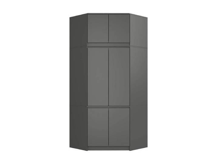 Eckkleiderschrank Graphitgrau 100 cm 6 Türen B100xH235xT50 cm Eckkleiderschrank Graphitgrau 100 cm 6 Türen B100xH235xT50 cm von Kauf-Unique Marketplace