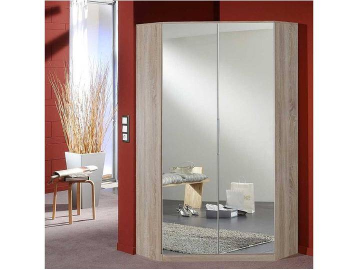 Eckkleiderschrank mit Spiegeltüren in Eiche Sägerau 199 cm hoch Eckkleiderschrank mit Spiegeltüren in Eiche Sägerau 199 cm hoch von Kauf-Unique Marketplace