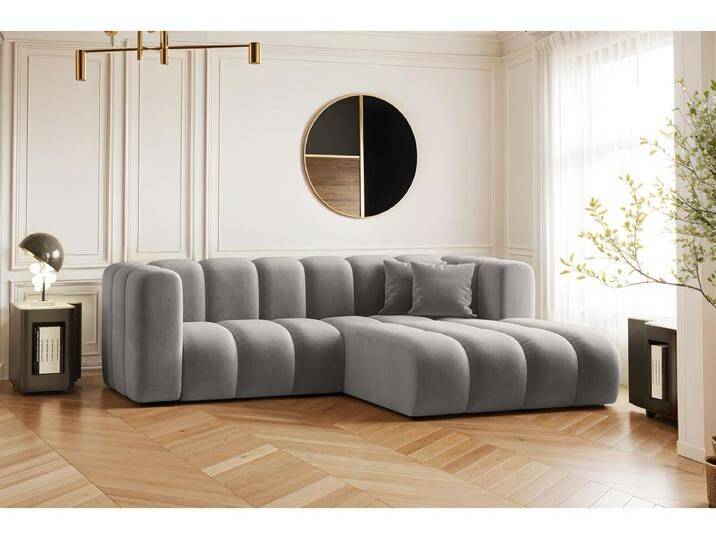 Ecksofa, L-from, Sofa Grand modular stoff Salvador Grau Rechts von Kauf-Unique Marketplace