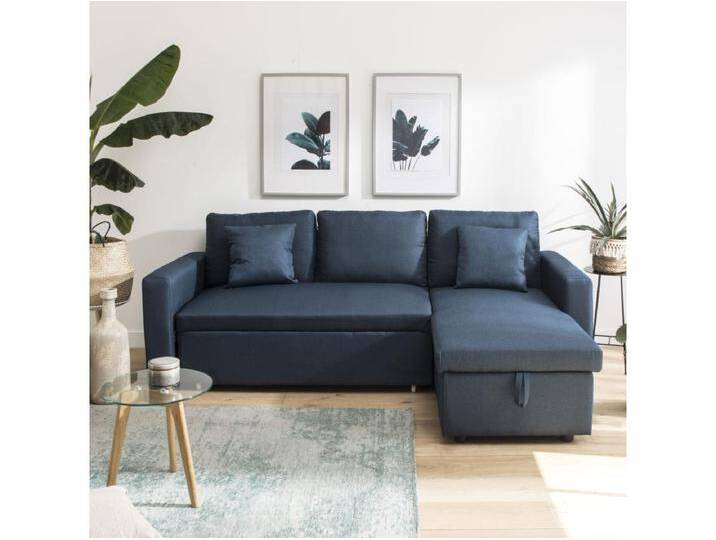 Ecksofa, umwandelbar, CLARK, 3-Sitzer, blau Ecksofa, umwandelbar, CLARK, 3-Sitzer, blau von Kauf-Unique Marketplace